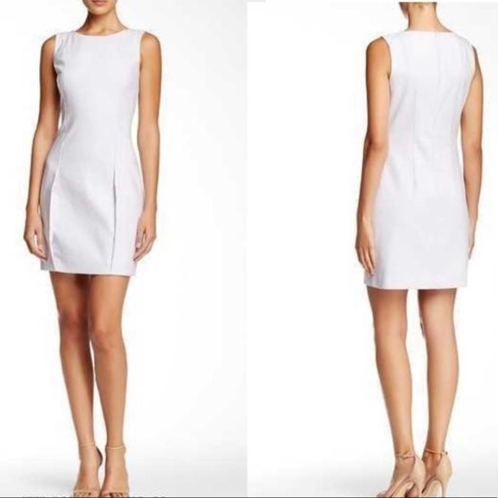 Halston Heritage Light Lavender Sleeveless Dress 2